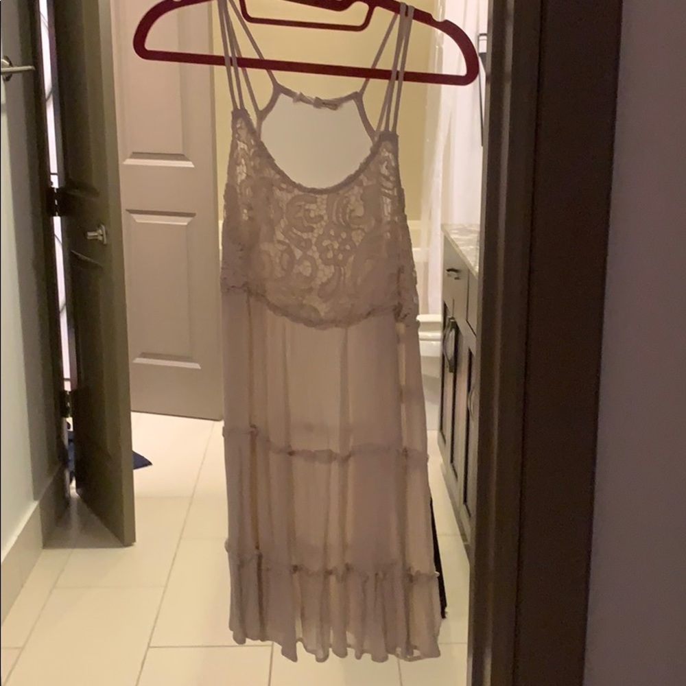 Tan dress